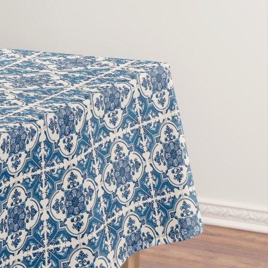 タイル地中海の，ポルトガル語， Azulejo, Majolica テーブルクロス (インサイチュ)