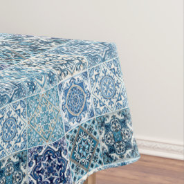 タイル地中海の,ポルトガル語, Azulejo, Majolica テーブルクロス