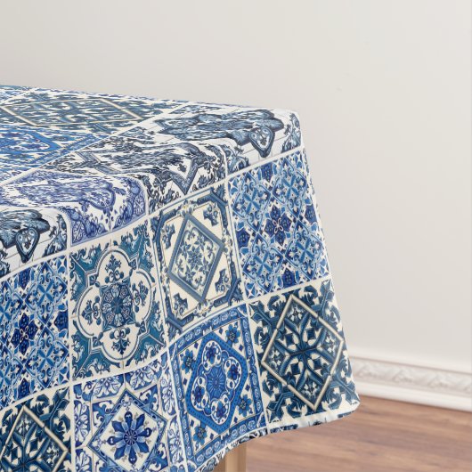 タイル地中海の，ポルトガル語， Azulejo, Majolica テーブルクロス (インサイチュ)