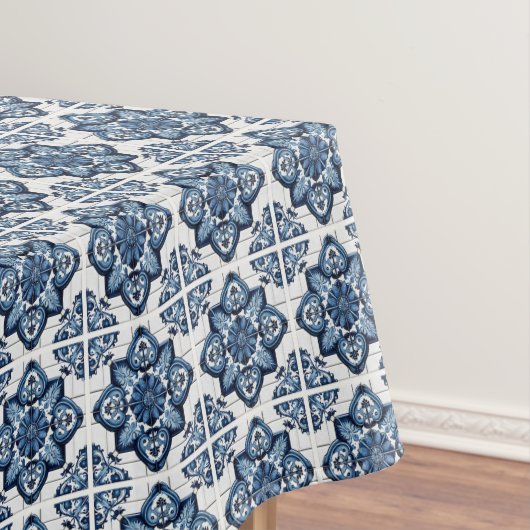 タイル地中海の，ポルトガル語， Azulejo, Majolica テーブルクロス (インサイチュ)