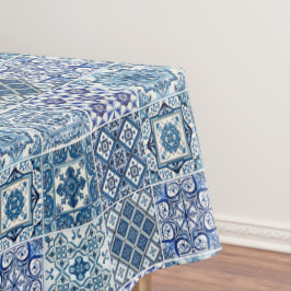 タイル地中海の,ポルトガル語, Azulejo, Majolica テーブルクロス