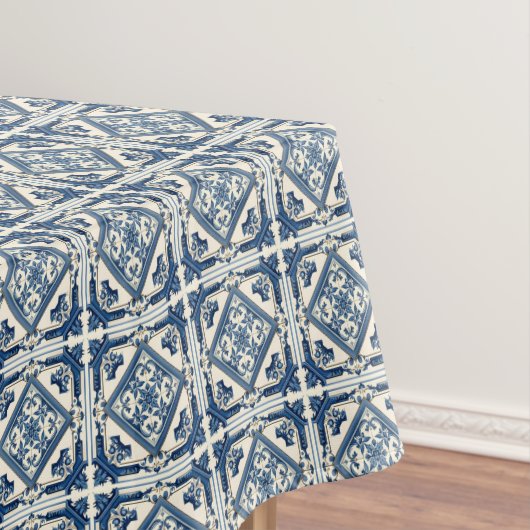 タイル地中海の，ポルトガル語， Azulejo, Majolica テーブルクロス (インサイチュ)