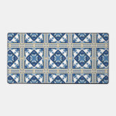 タイル地中海の，ポルトガル語， Azulejo, Majolica デスクマット (正面)