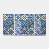 タイル地中海の，ポルトガル語， Azulejo, Majolica デスクマット (正面)