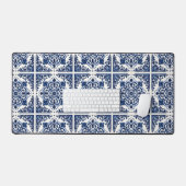 タイル地中海の，ポルトガル語， Azulejo, Majolica デスクマット (キーボード&マウス)