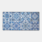 タイル地中海の，ポルトガル語， Azulejo, Majolica デスクマット (正面)