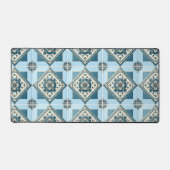 タイル地中海の，ポルトガル語， Azulejo, Majolica デスクマット (正面)