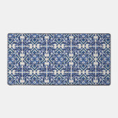 タイル地中海の，ポルトガル語， Azulejo, Majolica デスクマット (正面)