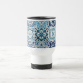 タイル地中海の,ポルトガル語, Azulejo, Majolica トラベルマグ (中央)