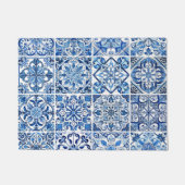 タイル地中海の，ポルトガル語， Azulejo, Majolica ドアマット (正面)
