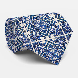 タイル地中海の，ポルトガル語， Azulejo, Majolica ネクタイ