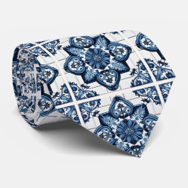 タイル地中海の，ポルトガル語， Azulejo, Majolica ネクタイ