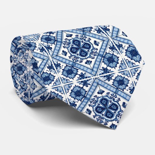 タイル地中海の，ポルトガル語， Azulejo, Majolica ネクタイ (ロール)