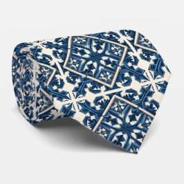 タイル地中海の，ポルトガル語， Azulejo, Majolica ネクタイ