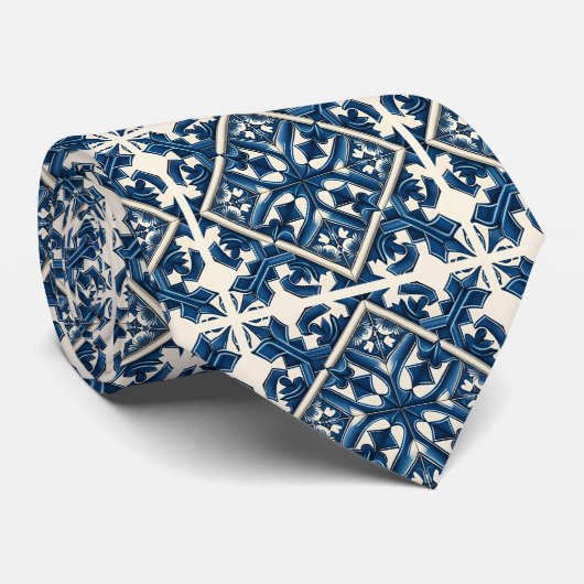 タイル地中海の，ポルトガル語， Azulejo, Majolica ネクタイ (ロール)