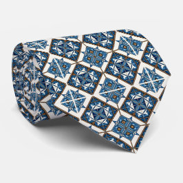 タイル地中海の，ポルトガル語， Azulejo, Majolica ネクタイ