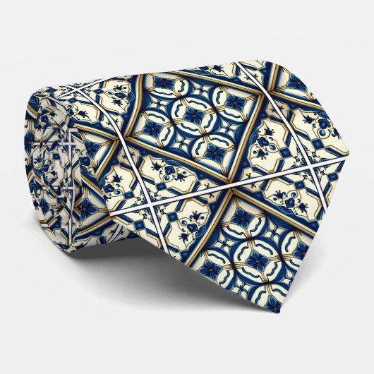 タイル地中海の，ポルトガル語， Azulejo, Majolica ネクタイ (ロール)