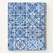タイル地中海の,ポルトガル語, Azulejo, Majolica ノートブック (裏面)