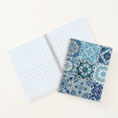 タイル地中海の,ポルトガル語, Azulejo, Majolica ノートブック (内部)