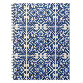 タイル地中海の，ポルトガル語， Azulejo, Majolica ノートブック (正面)