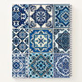 タイル地中海の，ポルトガル語， Azulejo, Majolica ノートブック (裏面)