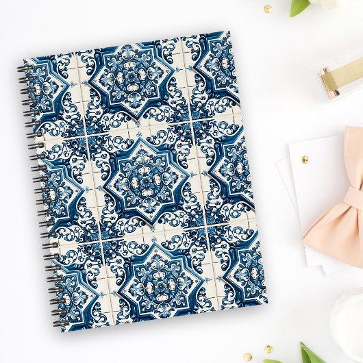タイル地中海の，ポルトガル語， Azulejo, Majolica ノートブック