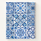 タイル地中海の，ポルトガル語， Azulejo, Majolica ノートブック (裏面)
