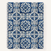 タイル地中海の,ポルトガル語, Azulejo, Majolica ノートブック (正面)