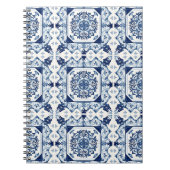 タイル地中海の，ポルトガル語， Azulejo, Majolica ノートブック (正面)