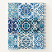 タイル地中海の，ポルトガル語， Azulejo, Majolica ノートブック (裏面)