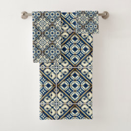 タイル地中海の，ポルトガル語， Azulejo, Majolica バスタオルセット