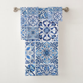 タイル地中海の，ポルトガル語， Azulejo, Majolica バスタオルセット