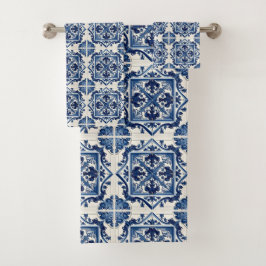 タイル地中海の，ポルトガル語， Azulejo, Majolica バスタオルセット