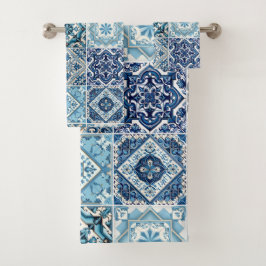 タイル地中海の，ポルトガル語， Azulejo, Majolica バスタオルセット