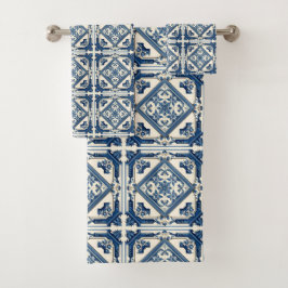 タイル地中海の，ポルトガル語， Azulejo, Majolica バスタオルセット