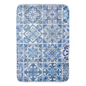 タイル地中海の,ポルトガル語, Azulejo, Majolica バスマット (正面縦)