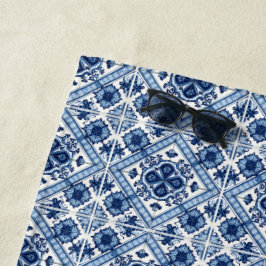 タイル地中海の，ポルトガル語， Azulejo, Majolica ビーチタオル