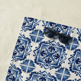 タイル地中海の，ポルトガル語， Azulejo, Majolica ビーチタオル