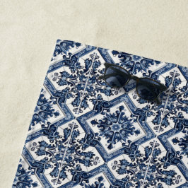 タイル地中海の，ポルトガル語， Azulejo, Majolica ビーチタオル