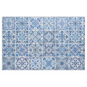 タイル地中海の，ポルトガル語， Azulejo, Majolica ファブリック (ファットクウォーター)