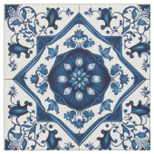 タイル地中海の,ポルトガル語, Azulejo, Majolica ファブリック (クローズアップ)