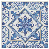 タイル地中海の,ポルトガル語, Azulejo, Majolica ファブリック (クローズアップ)