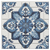 タイル地中海の,ポルトガル語, Azulejo, Majolica ファブリック (クローズアップ)