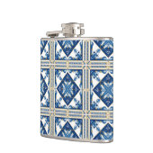 タイル地中海の，ポルトガル語， Azulejo, Majolica フラスク (左)