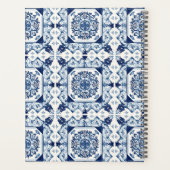 タイル地中海の，ポルトガル語， Azulejo, Majolica プランナー手帳 (裏面)