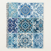 タイル地中海の,ポルトガル語, Azulejo, Majolica プランナー手帳 (正面)