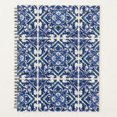 タイル地中海の,ポルトガル語, Azulejo, Majolica プランナー手帳 (正面)