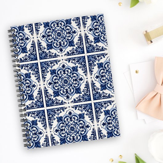 タイル地中海の,ポルトガル語, Azulejo, Majolica プランナー手帳