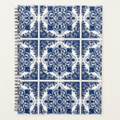 タイル地中海の,ポルトガル語, Azulejo, Majolica プランナー手帳 (正面)