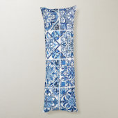 タイル地中海の，ポルトガル語， Azulejo, Majolica ボディピロー (裏面 (縦))